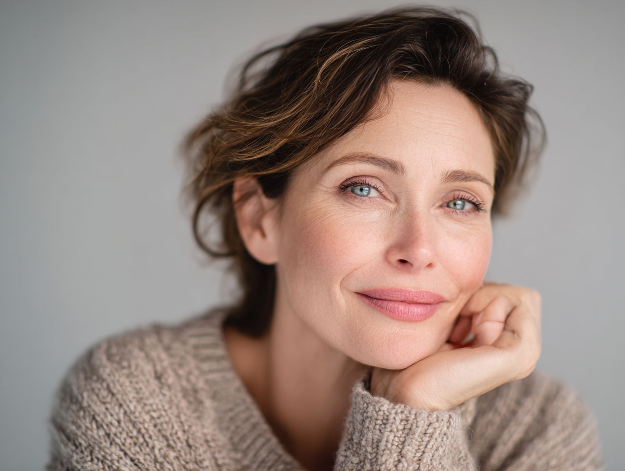 Група людей різного віку практикує йогу на природі у спокійній атмосфері під час заходу сонця